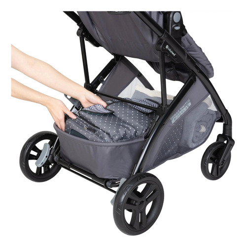 Coche Sonar Switch Baby Trend 6 En 1 Travel System Color Desert Cloud Chasis Negro
