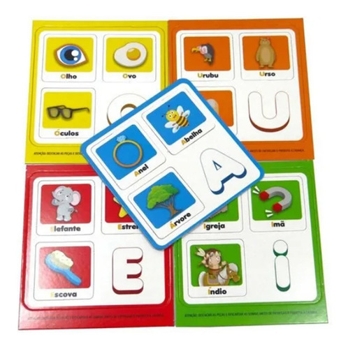 Imagem 3 de 3 de Jogo Aprendendo Vogais Educativo Infantil Coluna 0910
