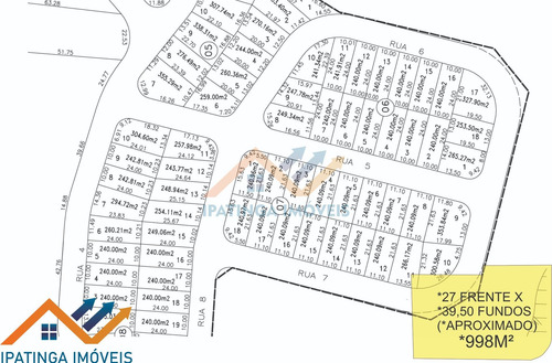 Imagem 2 de 15 de Área De 998m² No Cidade Verde - Santana Do Paraíso - 1844