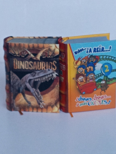 Dinosaurios/chistes Para Niños. Pack 2 Minilibros