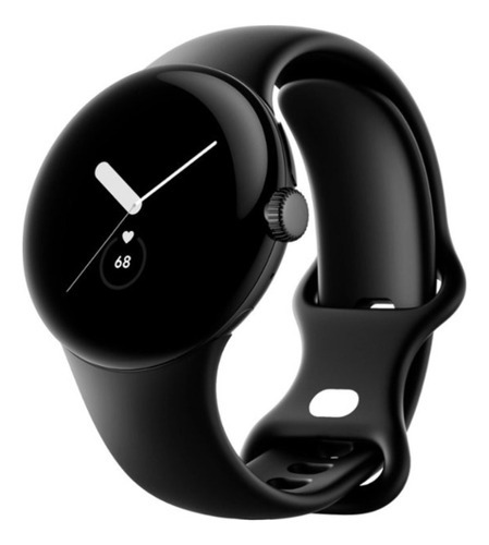 Reloj inteligente Google Pixel de 41 mm WiFi/BT, negro, color de la carcasa: negro, color de la pulsera: obsidiana, diseño de la correa: suave