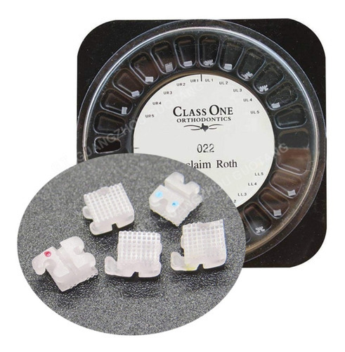 Soporte de cerámica para ortodoncia - Kit de soporte de porcelana .022