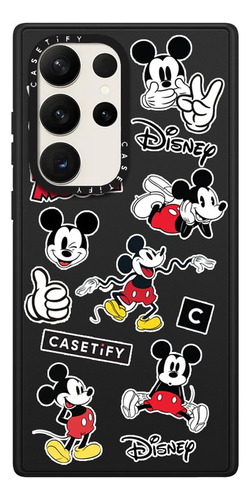 Case  Galaxy S22 Plus Mickey Mouse Negro Transparente