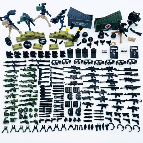 Paquete De Armas, Juguetes Del Ejército Militar De La Segu.