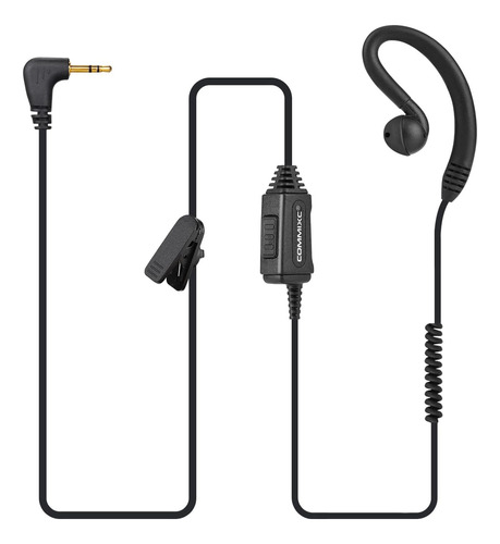 Paquete De 2 Auriculares Walkie Talkie, 1 Pin De 0.098pulgad