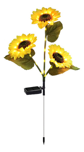 Luz Cálida Girasol Solar Led String Lights Al Aire Libre