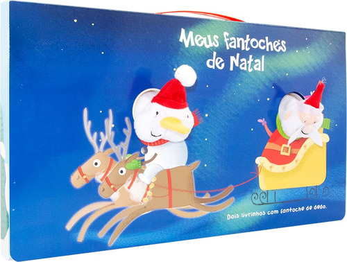 Meus fantoches de natal, de Companhone, Marcia Duarte. Livro cartonado em português com fantoches