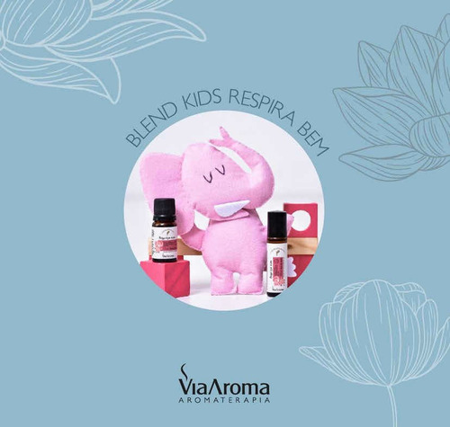 Oleo Essencial Via Aroma Blend Kids P Criança Respira Bem