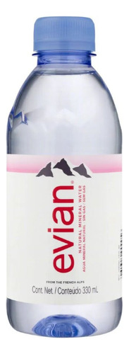 Água Mineral Evian Pet 330ml Sem Gás Novo