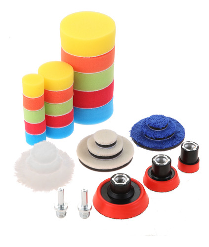 Kit De Discos Pulidores Con Taladro De Espuma Para Coche, 29