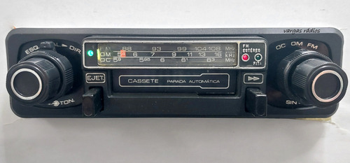 Radio Toca Fitas Motoradio Fusca Opala C10 Antigo Funciona (Usado)