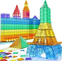 Comprar Juego De 146 Bloques Construcción Magnéticos 3d Para Niños