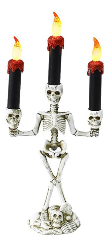 Candelabro Led De Halloween, Candelabro Sin Llama De Tr...