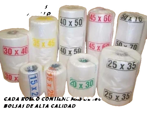 Rollos De Bolsas Para Freezer Oferta Por Unidad Palermo