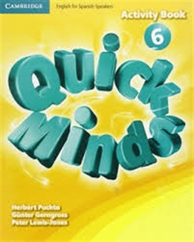 Quick Minds 6 - Activity Book, de Puchta, Herbert. Editorial SM EDICIONES, tapa blanda en inglés internacional, 2017