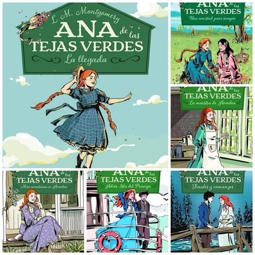 Ana De Las Tejas Verdes Colección 6 Tomos Tapa Dura_ Lucy M