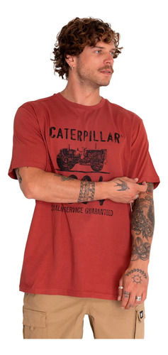 Polera Hombre Cat Historic Tradition Graphic Tee 8