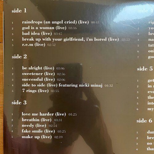 Lp Ariana Grande - K Bye For Now Pronta Entrega Vinil Triplo