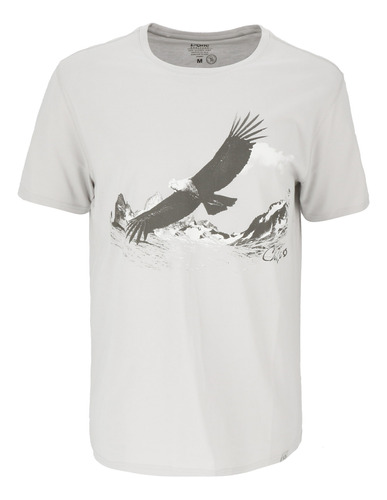 Polera Manga Corta Condor Hombre Grey Doite