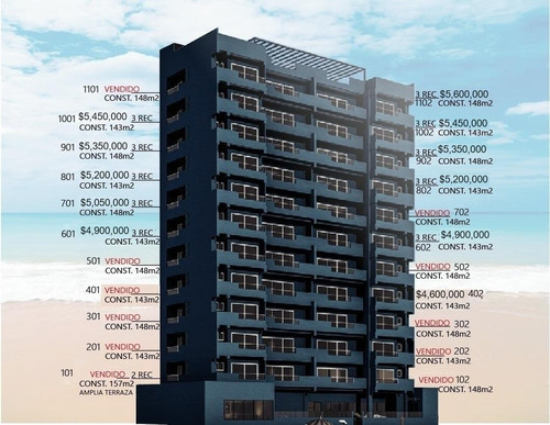 El Ancla, Playas Del Conchal, Departamentos En Pre-venta, De Dos Habitaciones Con Excelentes Acabados.