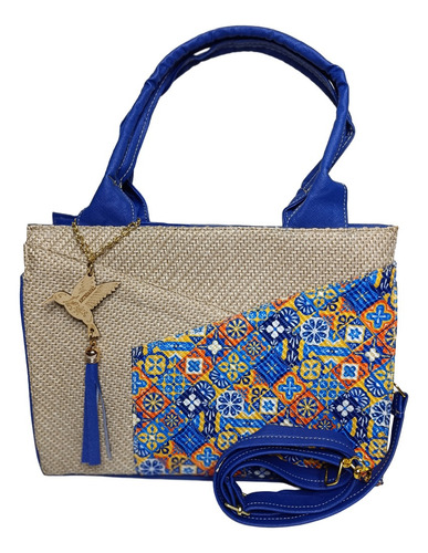 Bolso De Hombro Mujer Cassaba Elena-98 Yute Vegano