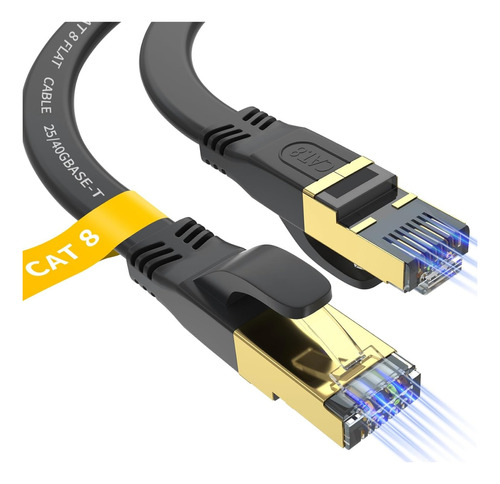 Cable De Red Ethernet Utp Cat8 1,8 M. 40 Gbps/2000 Mhz