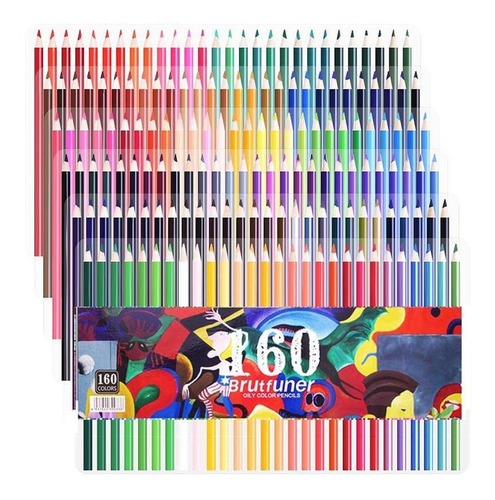 Juego De Lápices De Color Profesional, 160 Colores, Pintura