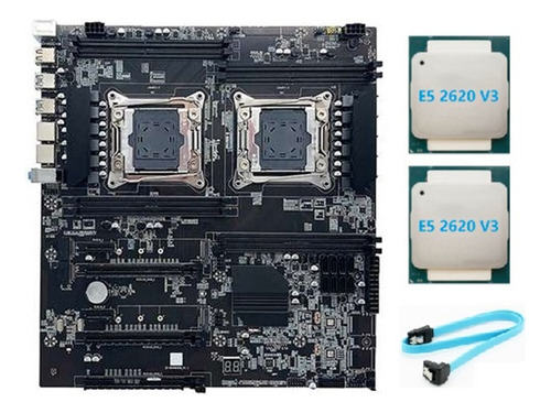 Placa Madre X99 De Doble Socket Lga2011-3, Soporte De Doble