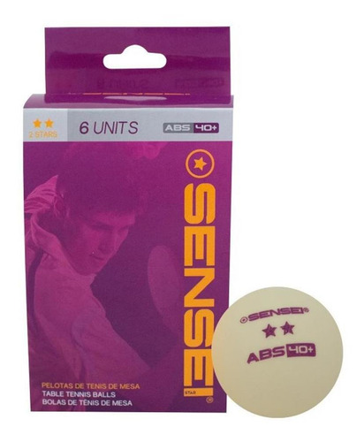 Drb Pelotas - Sensei Pingpong 2 Star X6 Bco