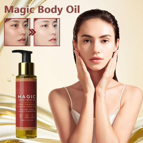 Aceite Corporal Mágico, Rellena, Tensa, Reafirma E Hidrata