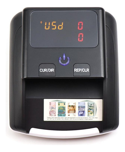 Maquina Detectora De Billetes Falsos Dolar Y Euro Banknote