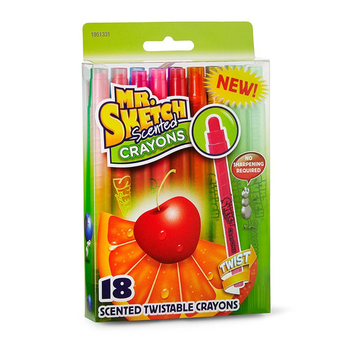 Mr. Sketch Perfumadas Twistable Crayones, Colores Surtidos,