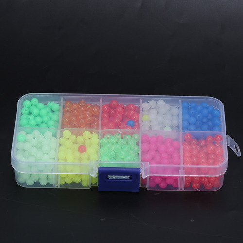 Luminous Block Beads 1000 Unidades/feijão Colorido Com Rolha