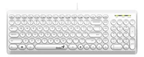 Comprar Teclado Genius Slimstar Q200 Usb Multimedia White Color del teclado Blanco Idioma Español