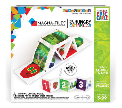 Createon Magna-tiles The Very Hungry Caterpillar Toys, Jugue