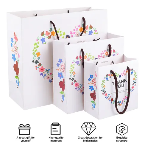 Bolsa De Papel Para Envolver, Bolsa De Caramelos, 12 Piezas