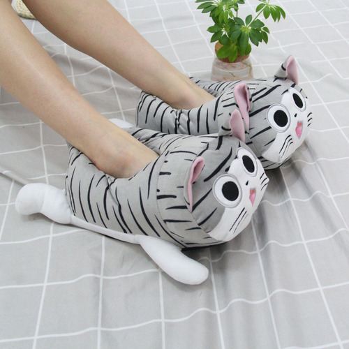 Imagen 7 de 10 de Pantuflas Gato Chii Cerradas Kawaii