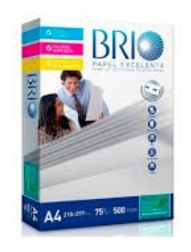 Resma De Papel Carta Marca Brio 500 Hojas