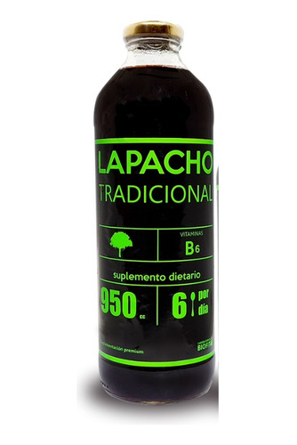 Lapacho Dorado Tradicional Y Vitamina B6, Biofit X 950cc Sabor Sin Sabor