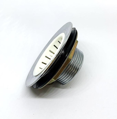 Imagem 2 de 4 de Ralo/ Válvulva P/ Pia 3,1/2' Metal C/ 10 Uma Embalagem