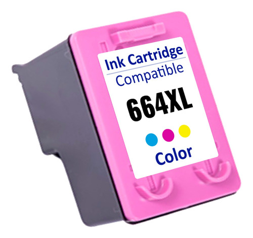 Cartucho Compatível Com Hp 664 2676 2136 3776 Deskjet Color