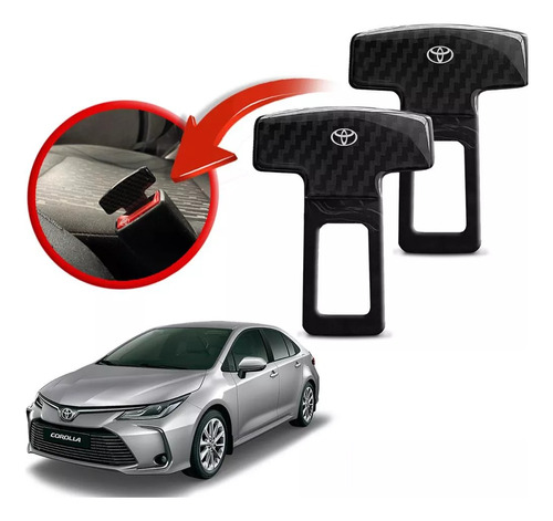 Simulador Cinto Seguridad Hebilla Anti Sonido Toyota