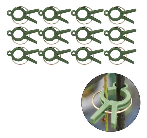 3 Clips Para De Jardín, Clips De Flores Y Verde 12 Piezas