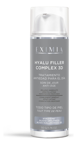 Eximia Hyalu Filler Complex 3d Tratamiento Antiedad Momento De Aplicación Día Tipo De Piel Todo Tipo De Piel Todo Tipo De Piel Día