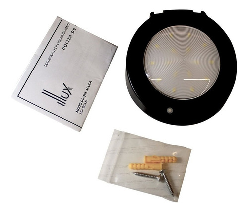 Lámpara Solar Exterior Con Sensor De Movimiento 25W Luz Fría 6000 K Soleil Illux Ms-3104