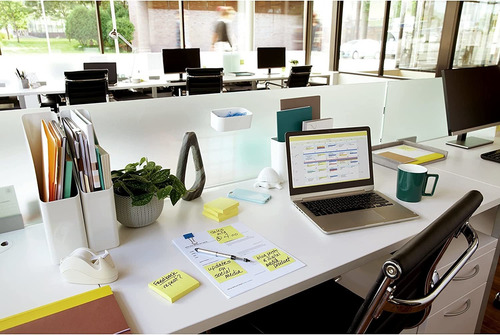 Post-it Notes, 3x3 In, 4 Blocs, Las Notas Adhesivas Favor...