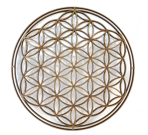 Geometria Sagrada Arteterapia Flor De La Vida 60cm