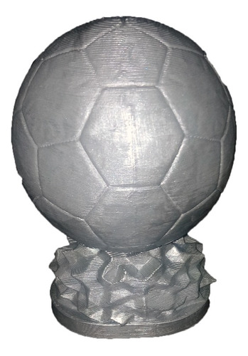 Trofeo Balón Futbol Premio Oro Plata Bronce I3d/pintado 15cm