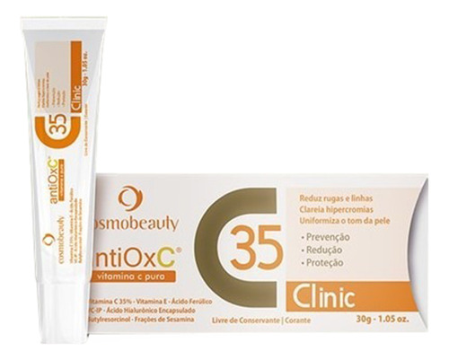 Antiox C 35 Clinic Creme Antienvelhecimento - Vitamina C 35%