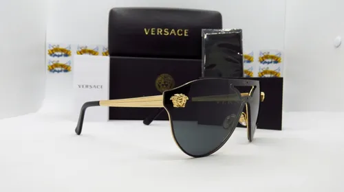 Lentes Gafas Sol Versace Ve2161 Medusa Visor Made In Italy